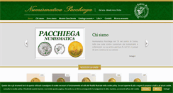 Desktop Screenshot of numismaticapacchiega.it
